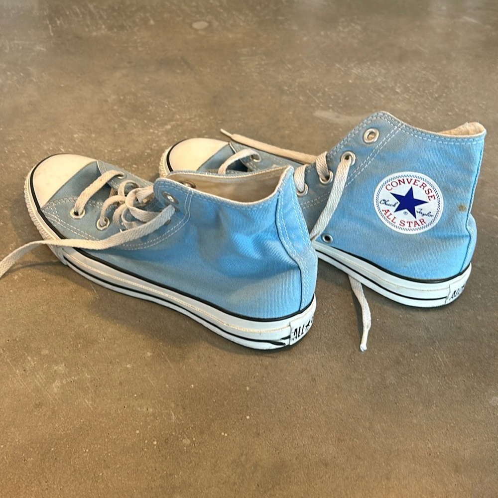 Converse Classic Hi-Tops Baby Blue